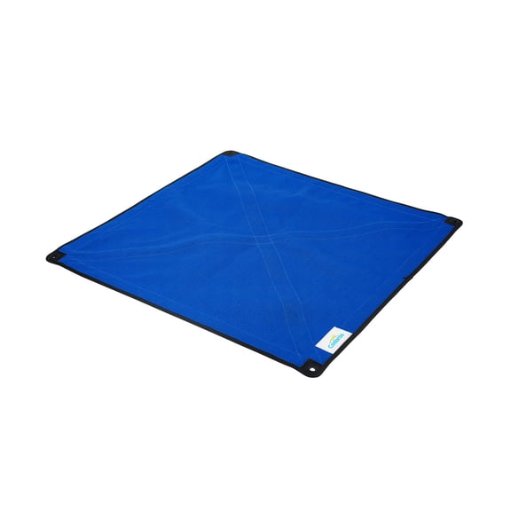 Coolaroo On the Go Elevated Pet Bed Replacement Cover, Medium, Aquatic Blue