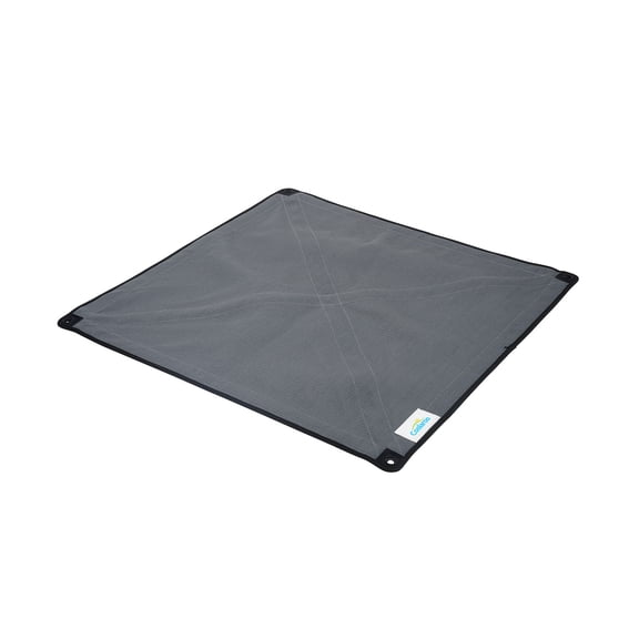 Coolaroo On the Go Elevated Pet Bed Replacement Cover, Medium, Steel Gray