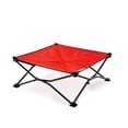 thumbnail image 1 of Coolaroo On the Go Elevated Travel Dog Bed, Medium, Red, 1 of 7