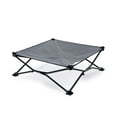 thumbnail image 1 of Coolaroo On the Go Elevated Travel Dog Bed, Medium, Steel Gray, 1 of 7