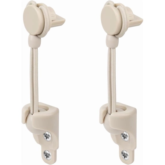 Coolaroo Original Shade Replacement Parts with New End Cap Used for Outdoor Blind,Tie Down Kit for Coolaroo Exterior Roller Shade(Beige,1 Set)
