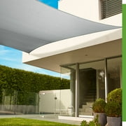 Coolaroo Premium 17 9 x 17 9 Gray Square Shade Sail