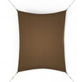 thumbnail image 1 of Coolaroo Ready to Hang Shade Sail Rectangle 85% UV, 11'10" x 8'; Mocha, 1 of 1