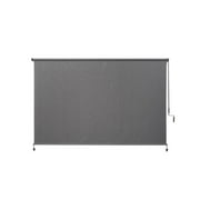 Coolaroo Wand Operated Roller Shade with 95% UV Block 8x6, Pewter