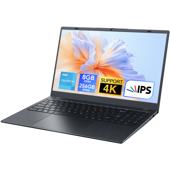 Coolby 15.6 inch Win 11 Laptop Computer with 1920x1080 IPS Display, 8GB RAM/256 GB NVMe SSD, Intel N5095 Quad Core Processor Notebook PC, Support 2.4G/5G Hz WiFi, Poratable Business and Student