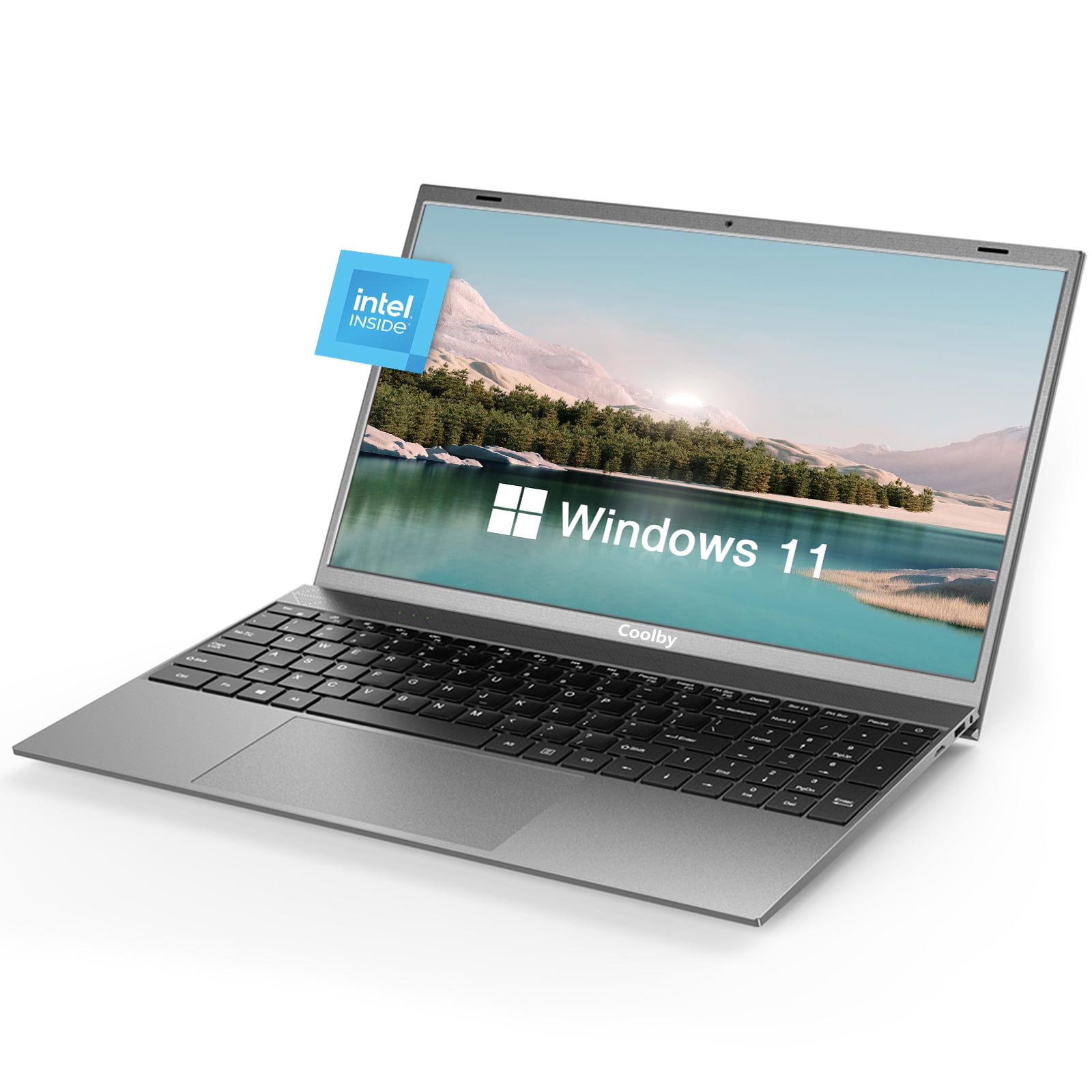 Coolby 15.6 inch Laptop, Windows 11 Pro, 12GB/256GB SSD