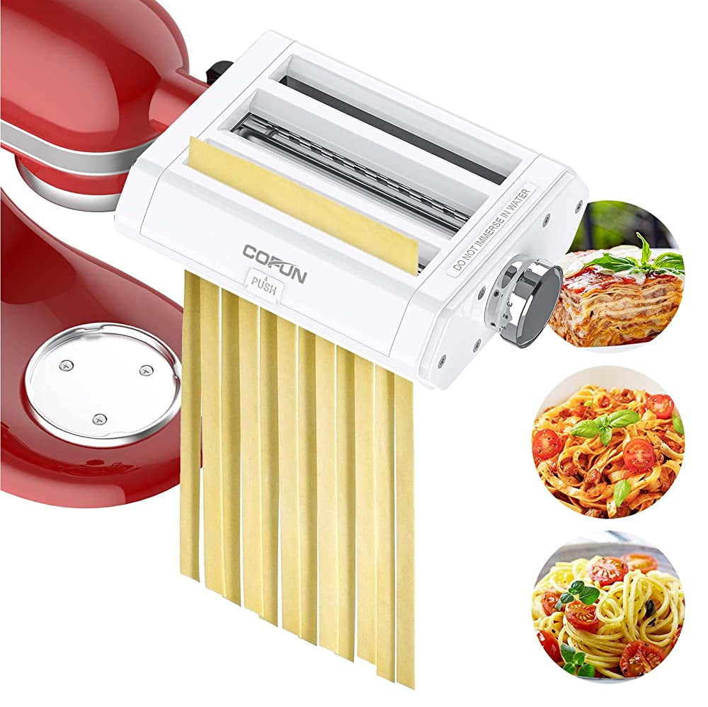 COOLCOOK Pasta Press KitchenAid Attachment, Pasta Kitchenaid Attachment, Kitchen  Aid Pasta Roller Attachment for KitchenAid Stand Mixer, Stainless Steel… -  Yahoo Shopping