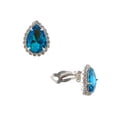 thumbnail image 1 of Coolcrystals Silver, Crystal Rhinestone, Aqua Teardrop, 1 of 1