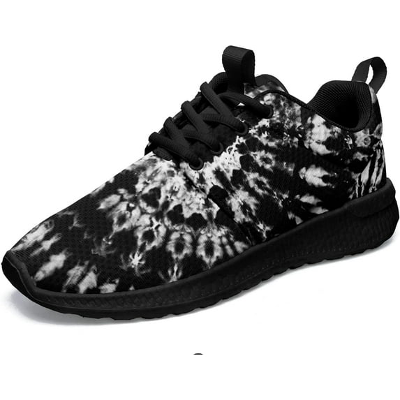 Coolcustomize Colorful Tie Dye Shoes for Women/Men Non Slip Walking Shoes Comfortable Lightweight Casual Athletic Sneaker