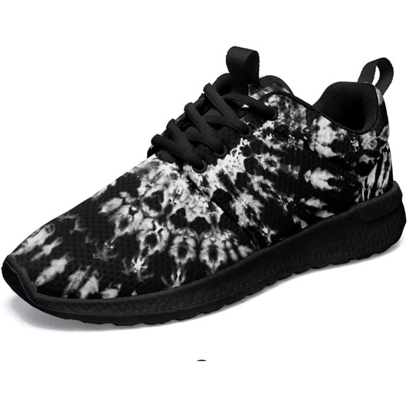 Coolcustomize Colorful Tie Dye Shoes for Women/Men Non Slip Walking Shoes Comfortable Lightweight Casual Athletic Sneaker