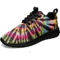 thumbnail image 1 of Coolcustomize Colorful Tie Dye Shoes for Women/Men Non Slip Walking Shoes Comfortable Lightweight Casual Athletic Sneaker, 1 of 6