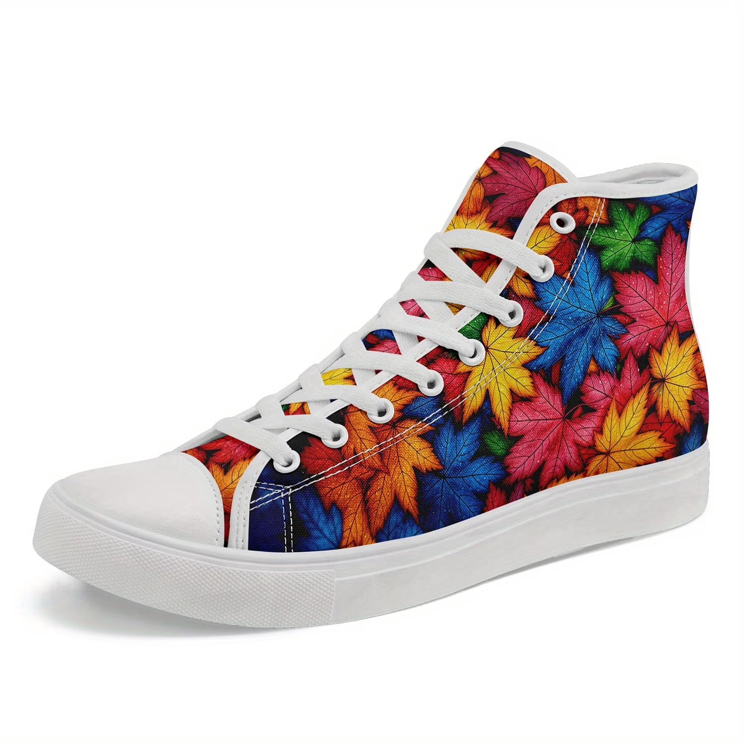 Coolcustomize High-Top Canvas Shoes for Men Women Size 5 6 6.5 7 8 8.5 ...