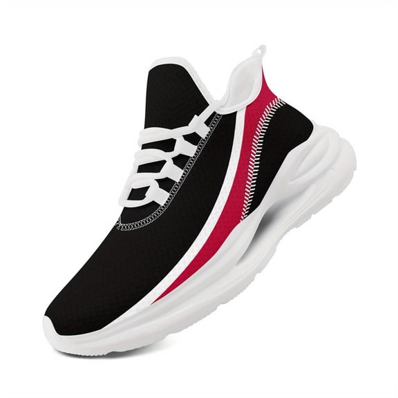 Coolcustomize Men's Plus Size Athletic Sneakers - Basketball Court-ready Gym Shoes, Breathable Low-Top Design, Lace-Up Stability Shoes for Big Feet, Women's Sleek Sports Design Basketball Shoes