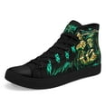 thumbnail image 1 of Coolcustomize Men's Plus Size Neon Grim Reaper High-Top Sneakers - Women's Gothic Streetwear Couple Shoes with Neon Accent - Travel & Parties - Lace-Up Gothic for Daily Wear - Ideal Gift for Festival, 1 of 9