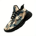thumbnail image 1 of Coolcustomize Plus Size Men's Chunky Camo Print Sneakers, Breathable Lightweight Streetwear Shoes with EVA Cushioned Midsole, Casual Running & Walking, Sporty Athletic Trainers, Non Slip Shoes, 1 of 10