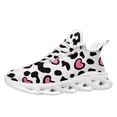 thumbnail image 1 of Coolcustomize Women's Cow Print Love Couple/Style Sneakers, Lightweight Traners, Lace-Up Low-top Runinng Shoes Suitable for Gym, Training, Walking - Romantic Gift for Valentine's Day/Wife/Girlfriend, 1 of 6