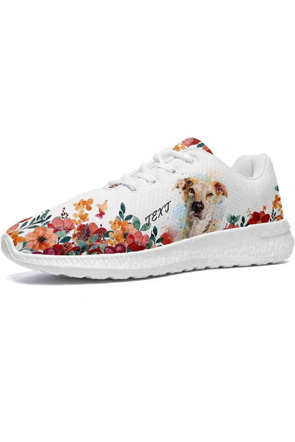 Women's Custom Sneakers, Dog Printed Dad Shoes Lightweight Running Shoes Comfortable Casual Fashion Athletic Sneaker for Women Girl