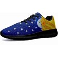 thumbnail image 1 of Coolcustomize Women's Moon & Sun Running Shoes, Lightweight Breathable Mesh Walking Shoes Personalized Name Sneakers for Men, 1 of 6