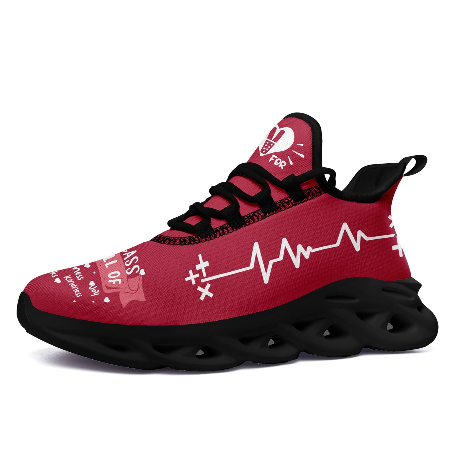 Fashionable Heart Design Comfort Sneakers For Women main image 1