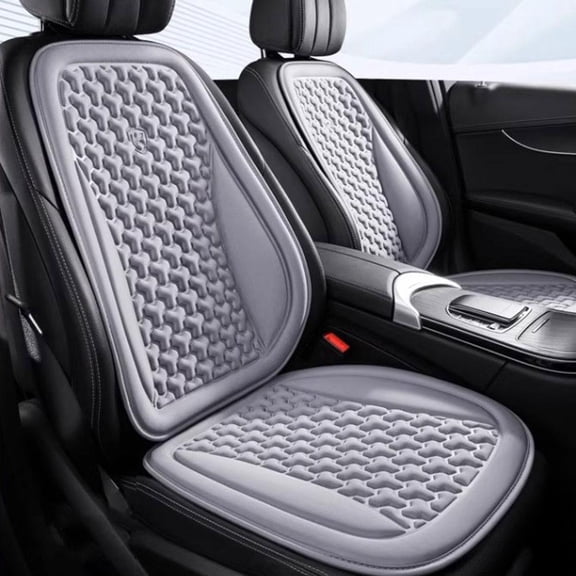 Cooled Seat For Car,Cool Car Seat Covers Protector Cushion,Ventilated Cooled Seat Cover,Seat Cooling Pad,With Anti-Slip Bottom,Soft Breathable Scratch Resistant Front Seat Covers Protector For Car
