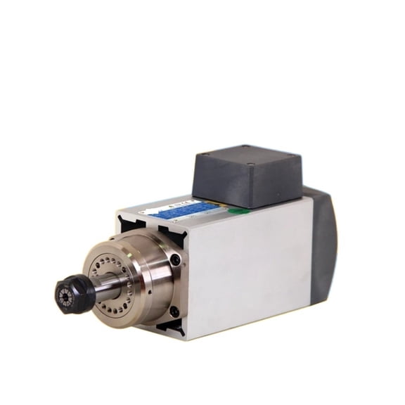 Cooled Spindle Motor 2.2KW CNC Spindle Motor Square Air Cooled Spindle Motor ER20 COLLET 12000 RPM CNC Spindle Motor For CNC Router Engraving Milling Machine ,Anti-Rust