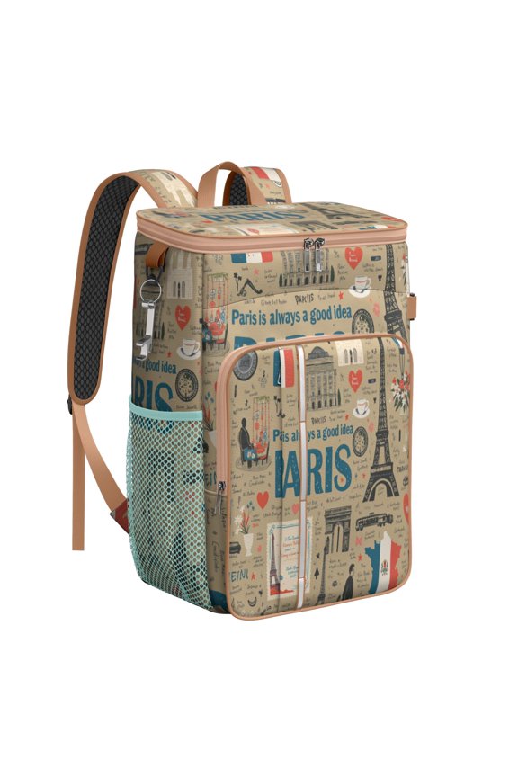 Cooler Backpack 26 Cans Tower Lightweight Insulated Backpack Cooler Leak Proof Travel Camping Lunch Backpack Outdoor Cutlery Backpack for Camping Hiking