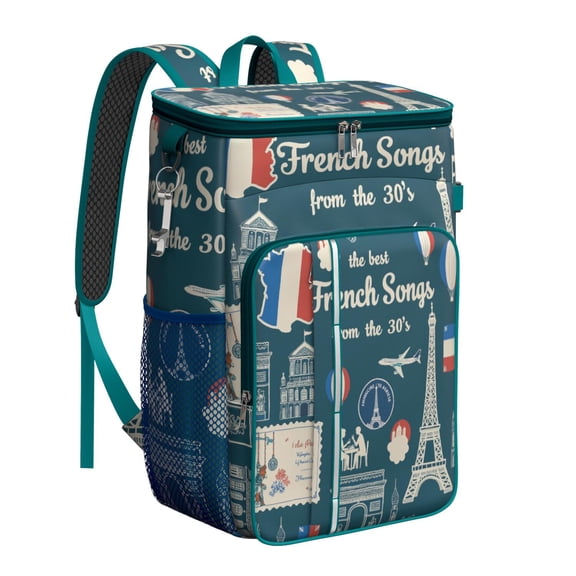 Cooler Backpack 26 Cans Tower Lunch Backpack Leak Proof Travel Camping Lunch Backpack Outdoor Cutlery Backpack for Camping Hiking