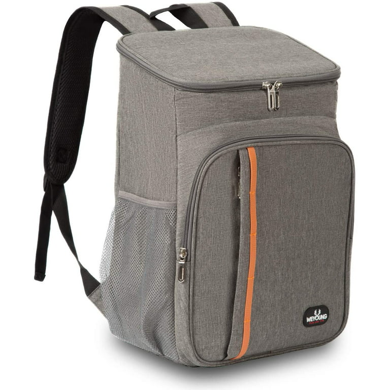 Cooler Backpack 30 Cans Lightweight Insulated Backpack Cooler Leakproof Soft  Cooler Bag for Lunch Large Capacity for Men Women to Picnics, Camping,  Hiking, Beach, Park--Gray 
