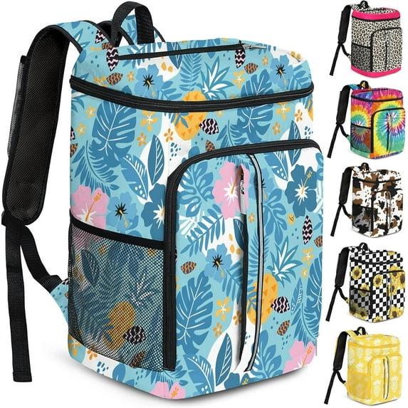Cooler Backpack Coolers Insulated Leak Proof for Waterproof Soft Camping Cooler Ice Chest Backpack Large Capacity Lightweight 35 Cans Ice Chest for Men and Women