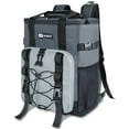 thumbnail image 1 of Cooler Backpack, HOMEYA 24 Cans Insulated Lunch Backpack Cooler Leakproof, Keeps Hot/Cold for Up to 16 Hours, Lightweight Waterproof Beach Travel Camping Cooler Bag for Men and Women, Gray, 1 of 7