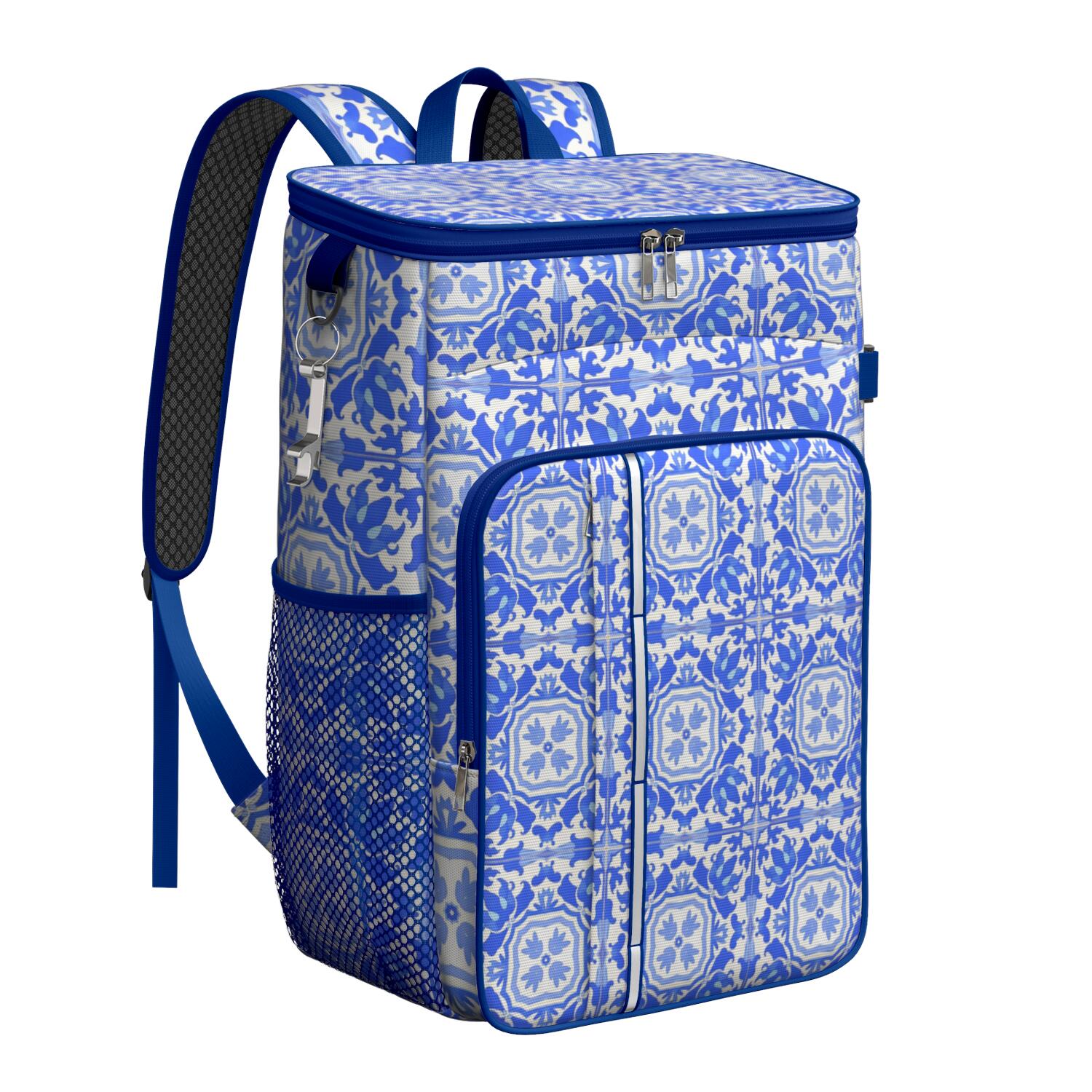 Cooler Backpack Insulated Backpack Cooler for Men & Women,Bohemian Tribal Lunch Backpack for Picnic Lunch Hiking
