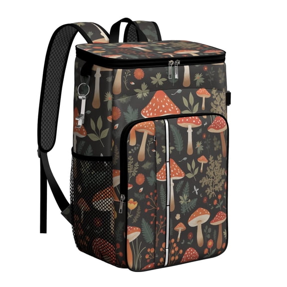 Cooler Backpack Insulated Backpack Cooler for Men & Women,Mushroom Lunch Backpack for Picnic Lunch Hiking