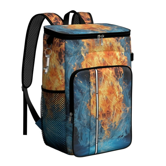 Cooler Backpack for Workers & Students - Insulated Lunch Backpack with Tablet Compartment and Multiple Pockets for Organization