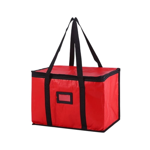 Cooler Bags Insulated Reusable Grocery Bags, Collapsible Shopping Bag with Zipper for Food Delivery, Heavy Duty Insulated Bag Large Cooler