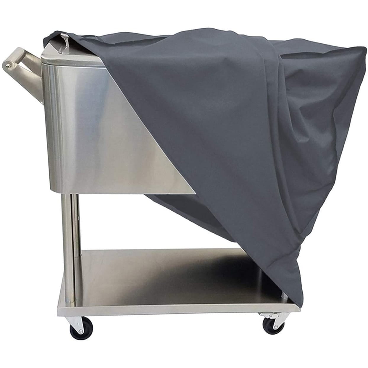 Gray Waterproof Universal Outdoor Cooler Cart Cover