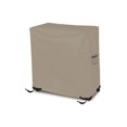 thumbnail image 1 of Cooler Cover 12 Oz Waterproof - Rolling Cart Cover 100% Weather Resistant with Air Pockets & Drawstrap for Snug Fit (32" H x 36" W x 20" D, Beige), 1 of 7