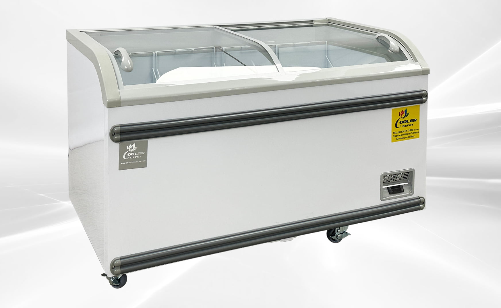Cooler Depot 56 In. Supermarket Grocery Freezer Commercial Chest Freezer WD-500Y, NSF Certified