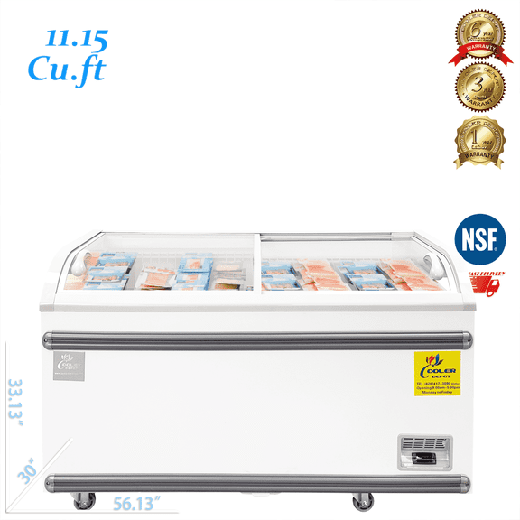 Cooler Depot 11.15 cu.ft Supermarket Grocery Chest Freezer
