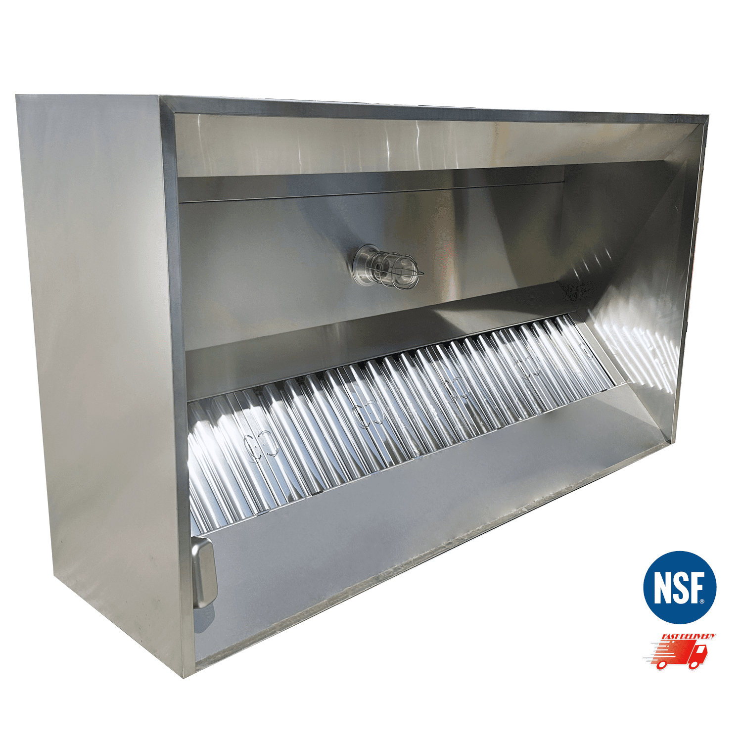 Cooler Depot 7 FT Commercial Kitchen Hood (hood only) NSF Certified
