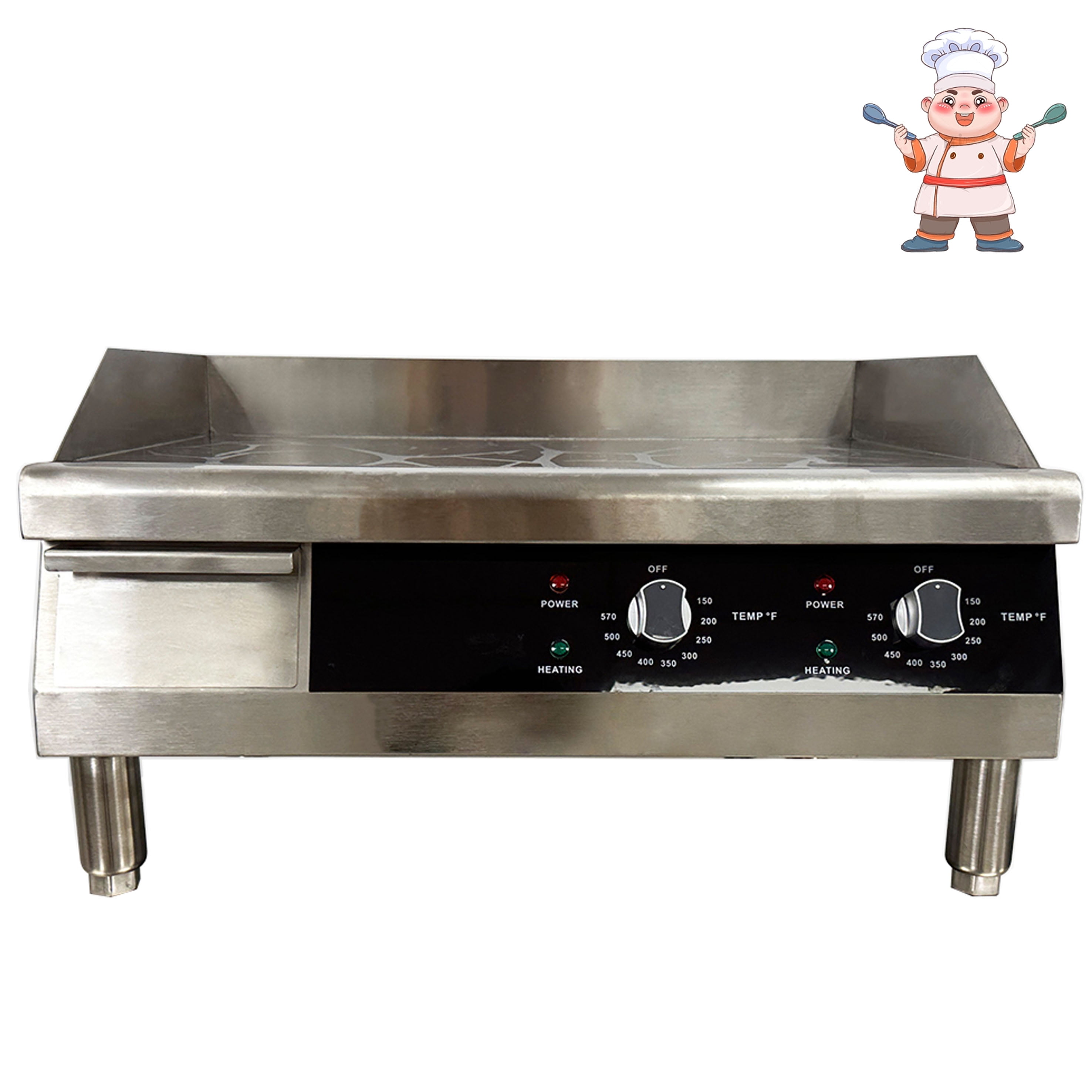 Cooler Depot Brand 24 inches Electric Griddle NSF 208240V FN02