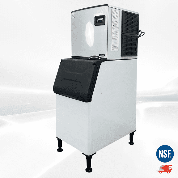 Cooler Depot NSF 350 lb Commercial Ice Maker Machine, Split Design with Touch Screen, Model TF350