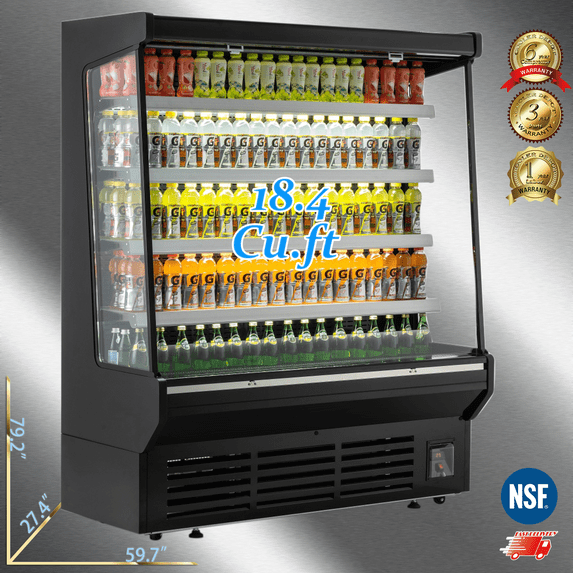 Open Cold Display Case Cooler Depot NSF 59