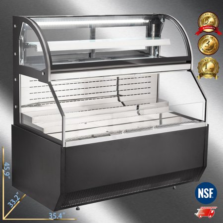 Cooler Depot NSF 70" Double-Deck Open Display Refrigerated Showcase, 24.1 cu ft, Model CF-1800B-2