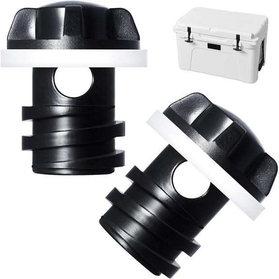 Cooler Drain Plug for YETI, 2 Pack Replacement Cooler Accessories, Compatible with YETI Tundra, Tank and RTIC Coolers, Ice Chest Plug for YETI