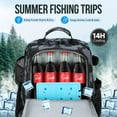 thumbnail image 1 of Cooler Fishing Backpack with Rod Holders 45L Large Water-resistant Tackle Bag for Men and Fathers, 1 of 7