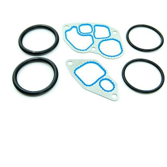 Cooler Gasket Set - Compatible with 1994 - 2003 International 1652SC T444E 1995 1996 1997 1998 1999 2000 2001 2002