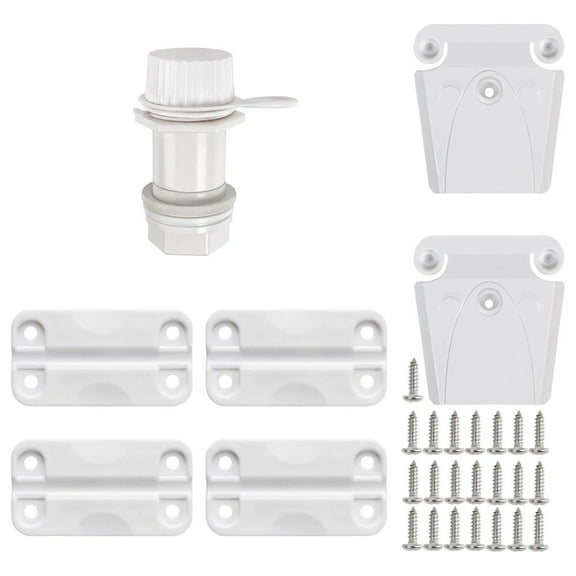 Cooler Hinges Latches and Drain Kit for Igloo 25 165QT to 50 165QT Models