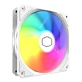 thumbnail image 1 of Cooler Master 120 white 120 case fan|water cooling|air cooling, lighting, dynamic 1,750 RPM, air balance blades, hybrid|frame, 1 of 5