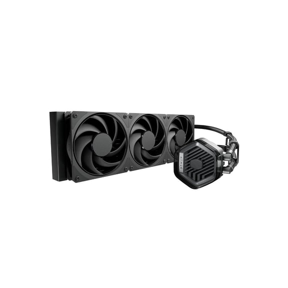 Cooler Master Atmos Stealth AIO CPU Liquid Cooler - 360mm Radiator with 3X Mobius PWM Fans, Dual-Chamber Pump, Low Noise, AMD AM5/AM4 & Intel LGA 1851/1700, Black