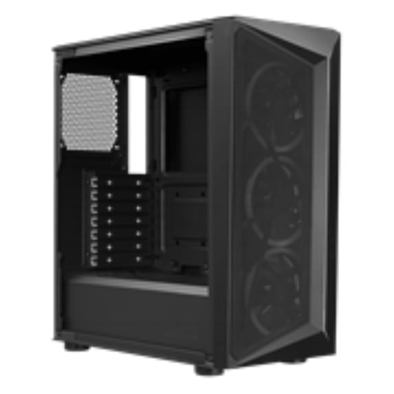 Cooler Master CMP 510 ATX Mid-Tower with Mesh Intakes, ARGB Edge Strip, Tempered Glass Side Panel, Triple 120mm ARGB Lighting Fans